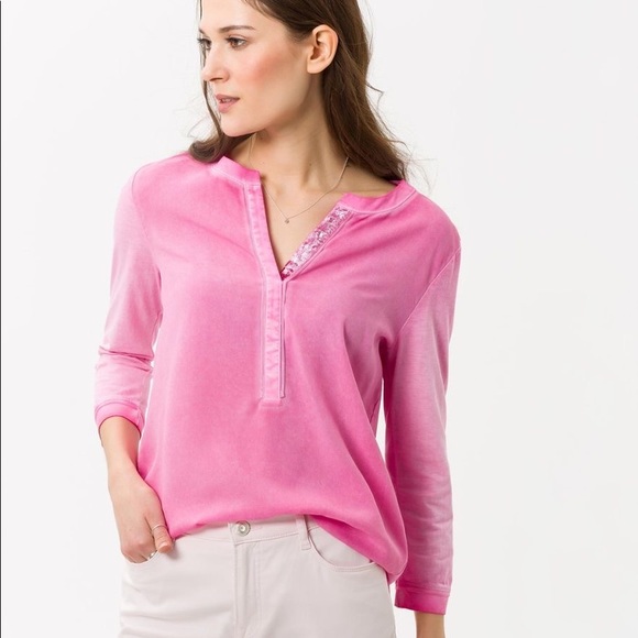 Blush Pink Brax Blouse - Picture 4 of 4